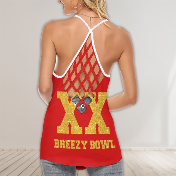 Breezy Bowl Cross Open Back Camisole Tank Top Multi Colors - Image 13