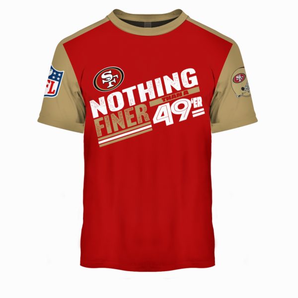 Personalized Nothing Finer Than 49ers Hoodie Tshirt Jersey - Image 3