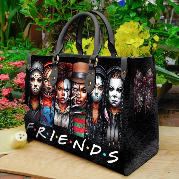 Female Killer Horror Friends Purse Handbag Set - Halloween Gift v2