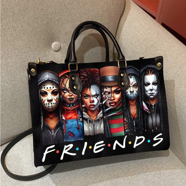 Female Killer Horror Friends Purse Handbag Set - Halloween Gift v2 - Image 2