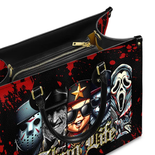 Thug Life Horror Characters Purse Handbag Set - Halloween Gift - Image 2