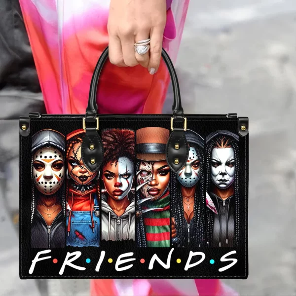 Female Killer Horror Friends Purse Handbag Set - Halloween Gift v2 - Image 3