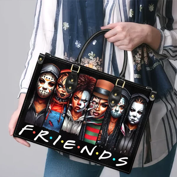 Female Killer Horror Friends Purse Handbag Set - Halloween Gift v2 - Image 5