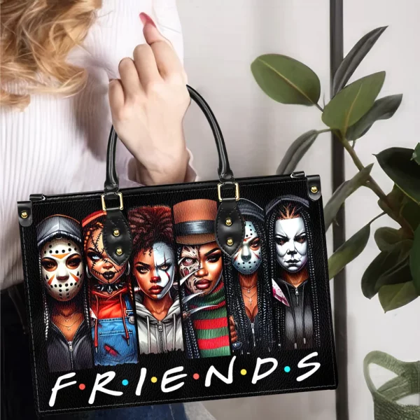 Female Killer Horror Friends Purse Handbag Set - Halloween Gift v2 - Image 4