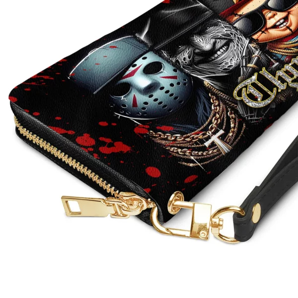 Thug Life Horror Characters Leather Wallet - Halloween Gift - Image 2
