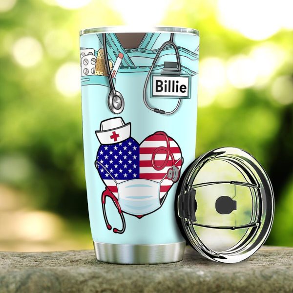 Personalized Nurse Tumbler Dont Give Up You Save Lives You Comfort The Sick - Image 2