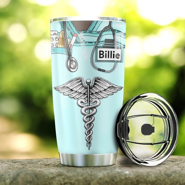 Personalized Nurse Tumbler I Am The Storm - Image 2