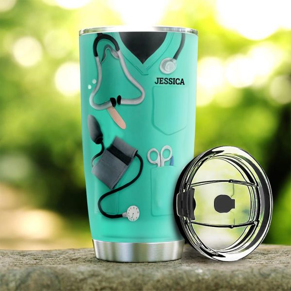 Personalized 20oz Nurse Tumbler Prescription Coffee - Image 2