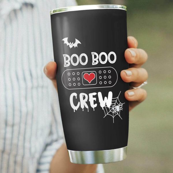Halloween Nurse Tumbler Boo Boo Crew - Image 3