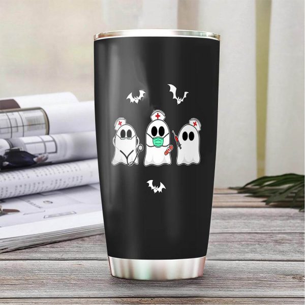 Halloween Nurse Tumbler Boo Boo Crew - Image 2