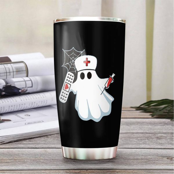 Nurse Tumbler Halloween Gift Boo Boo Crew - Image 2