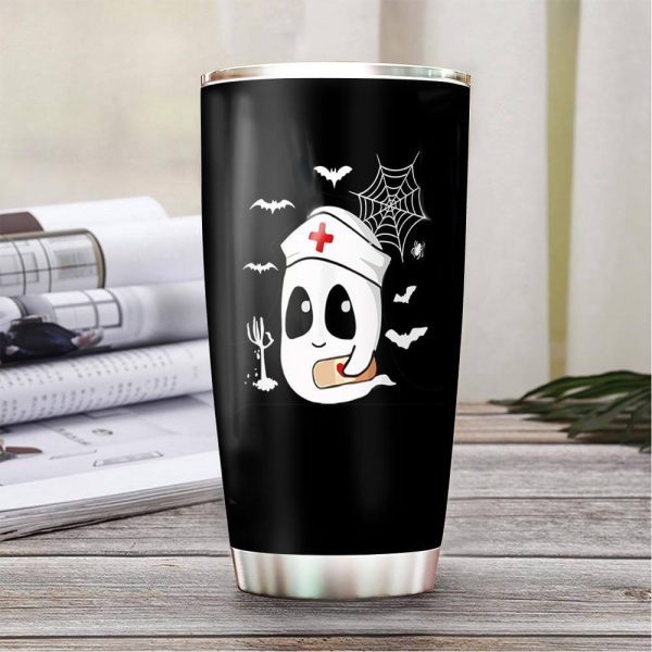 Nurse Tumbler Boo Boo Crew Halloween Gift - Image 2