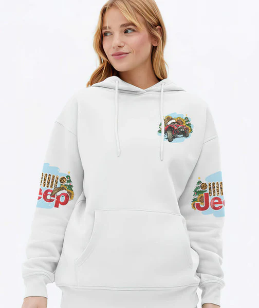 Custom Name Jeep Girl Are Sunshine Leopard Hoodie - Image 3