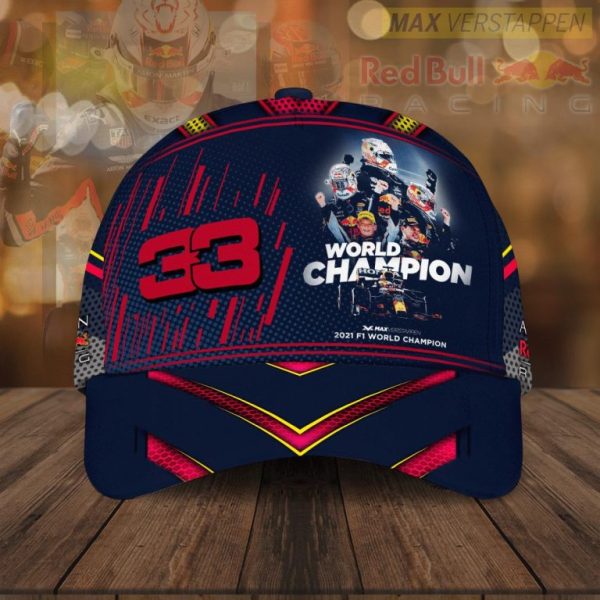 2021 F1 World Champion Max Verstappen 33 Cap - Hot Sale 2025