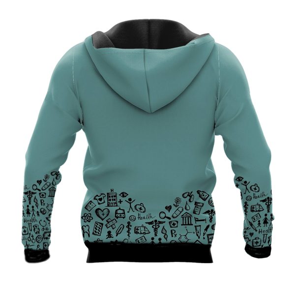Nurse 3D Hoodie Gift For Nurse Its A Work Of Heart - Image 5