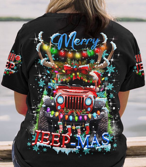 Custom Name Jeep Hoodie Merry Jeep Mas - Image 2
