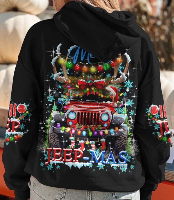 Custom Name Jeep Hoodie Merry Jeep Mas