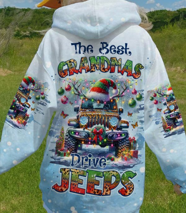 Custom Name Best Grandma Drives Jeep