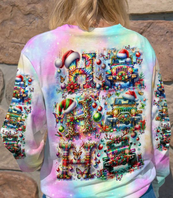 Custom Name Jeep Hoodie For Xmas Ho Ho Ho
