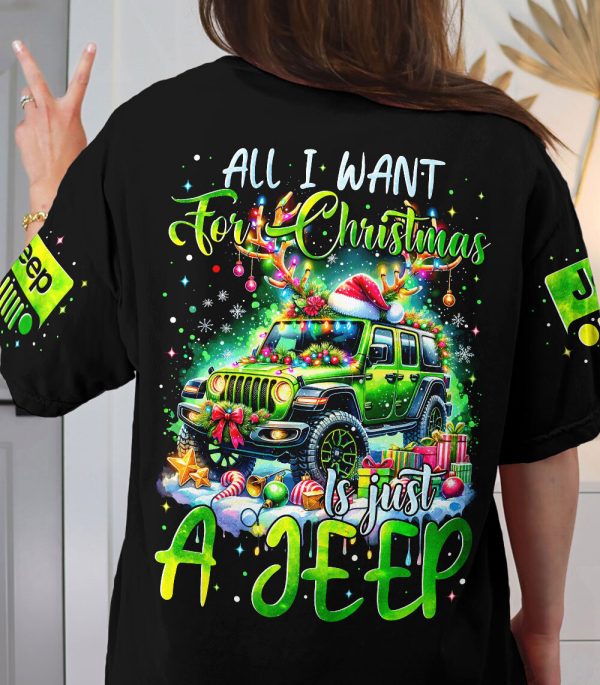 Personalized Jeep Hoodie All I Want For Xmas