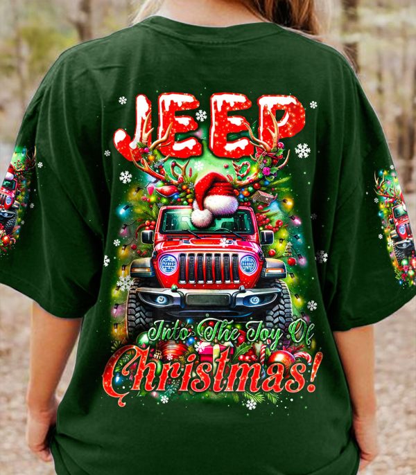 Custom Name Jeep Hoodie Joy Of ChristMas - Image 2
