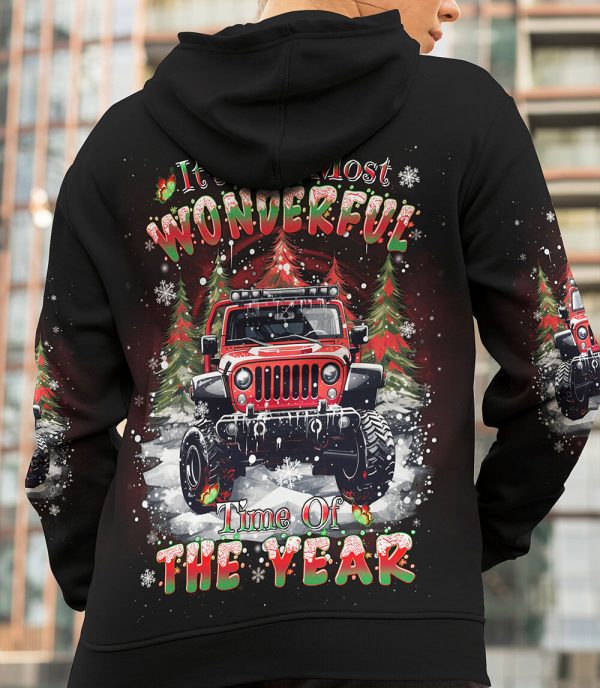 Custom Name Jeep Hoodie The Most Wonderful Time Of The Year