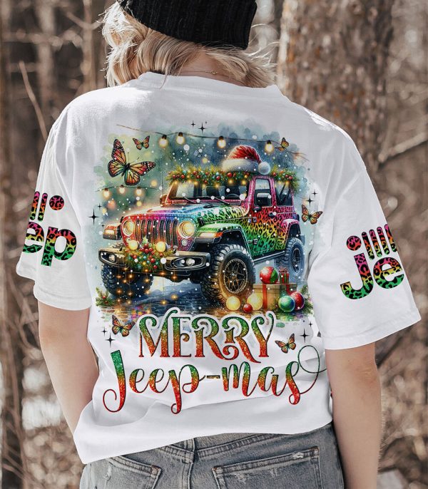 Custom Name Jeep Hoodie Merry Jeep Mas - Image 2