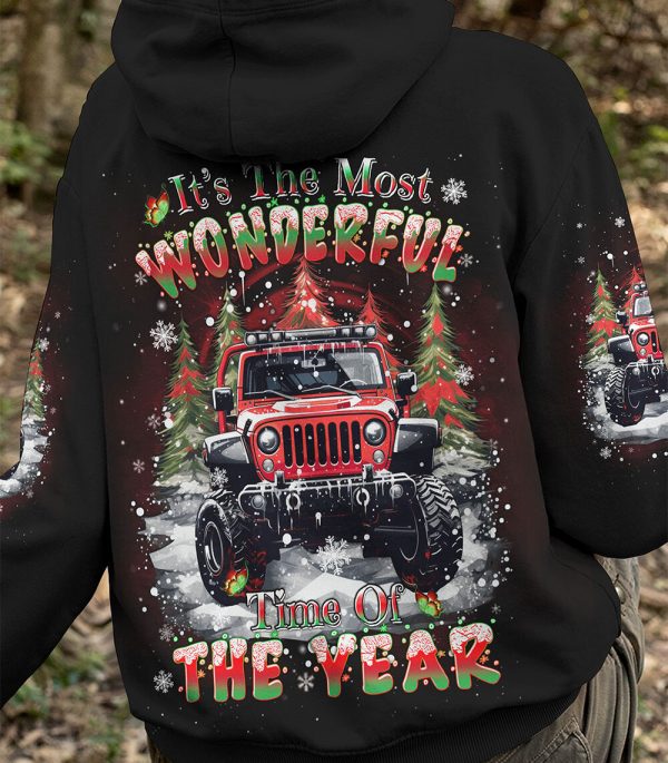 Custom Name Jeep Hoodie The Most Wonderful Time Of The Year - Image 2