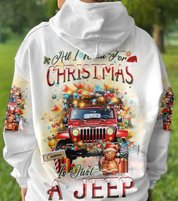 Custom Name Jeep Hoodie All I Want For Christmas Is A Jeep