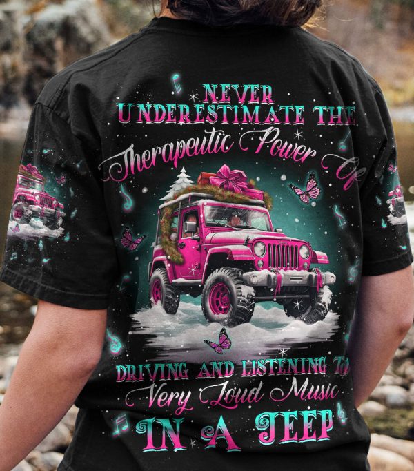 Custom Name Driving A Jeep And Listening To Music - Image 2