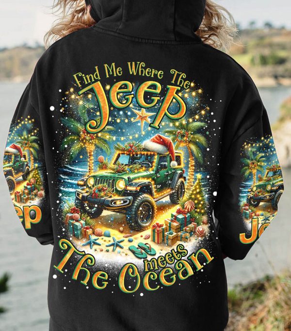 Custom Name Find Me Where The Jeep Meets The Ocean