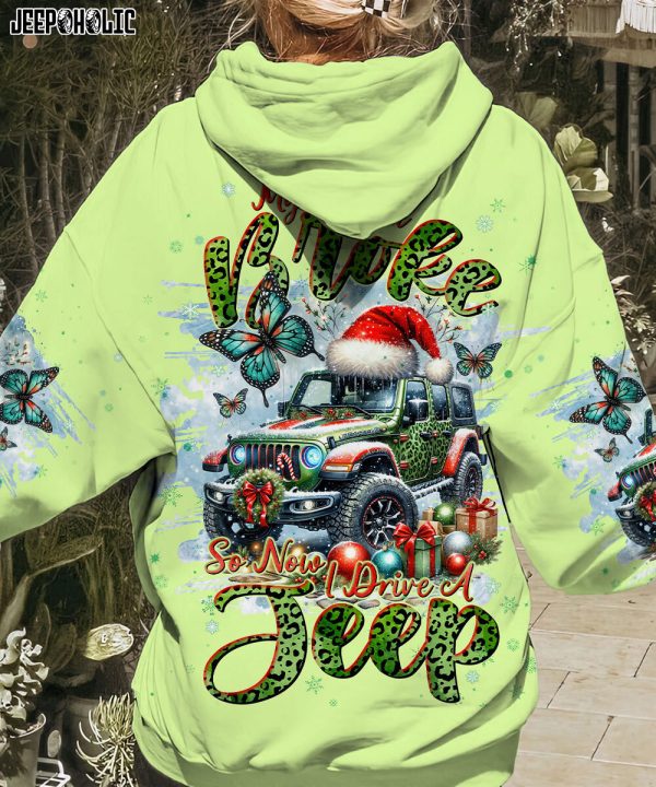 Custom Name Jeep Hoodie My Sleigh Broke ChristMas Shirt
