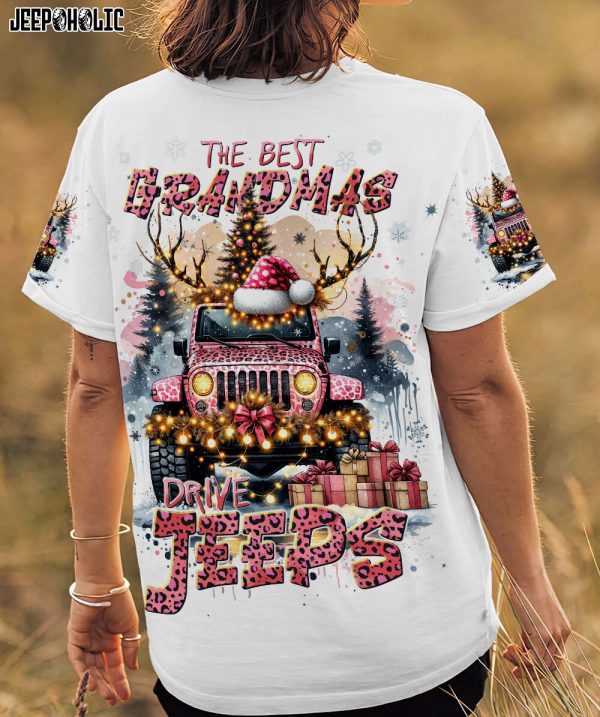 Custom Name Jeep Sweater Best Grandmas Drive Jeeps - Image 2
