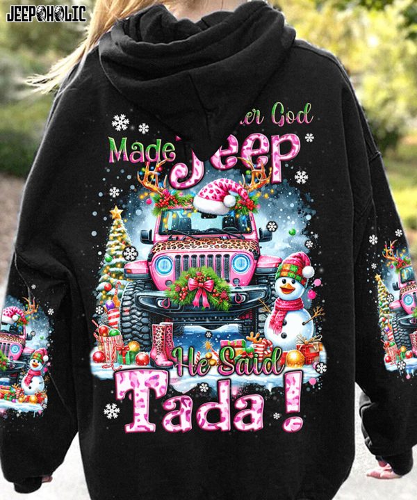 Custom Name Jeep Hoodie He Said Tada Shirt