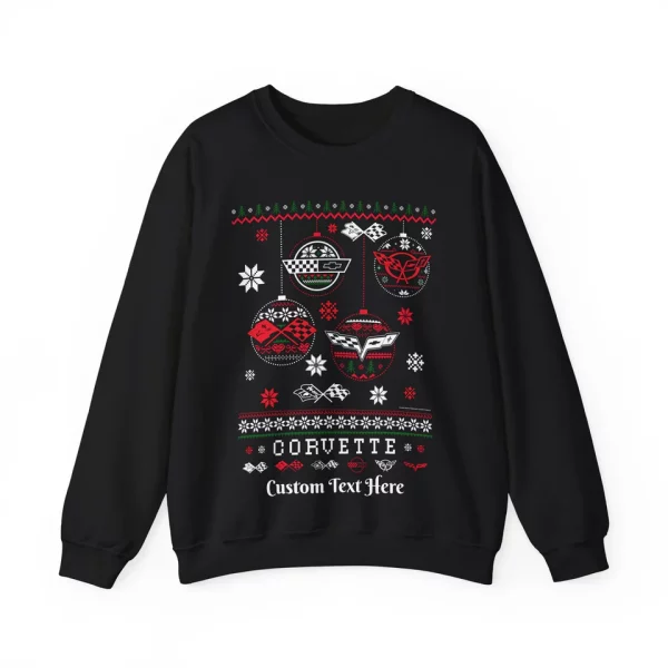 Limited 2025 Christmas Ugly Sweater The Grinch Corvette HLQ9 - Image 5