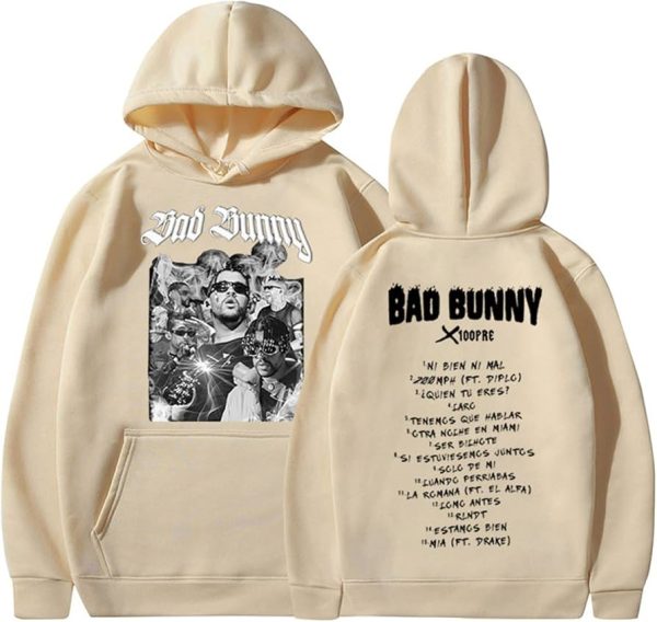 3D Hoodie Bad Bunny Sweatshirt Tshirt New Album Cover