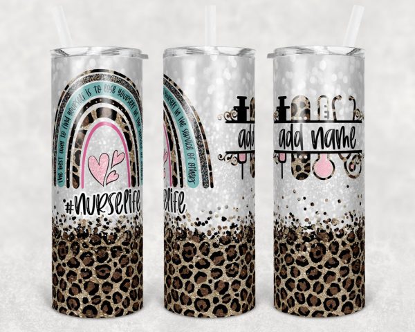 Personalized Nurse Skinny Tumbler Nurse Life - Image 2