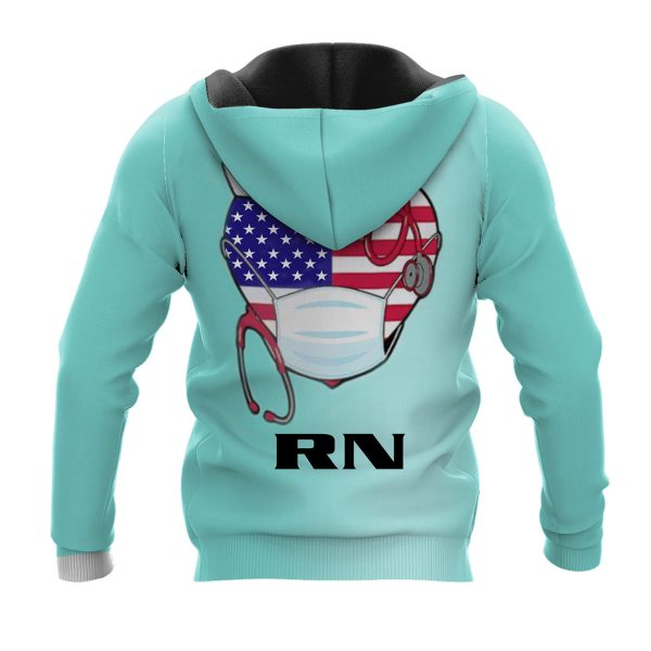 Personalized Nurse 3D Hoodie Dont Give Up - Image 5