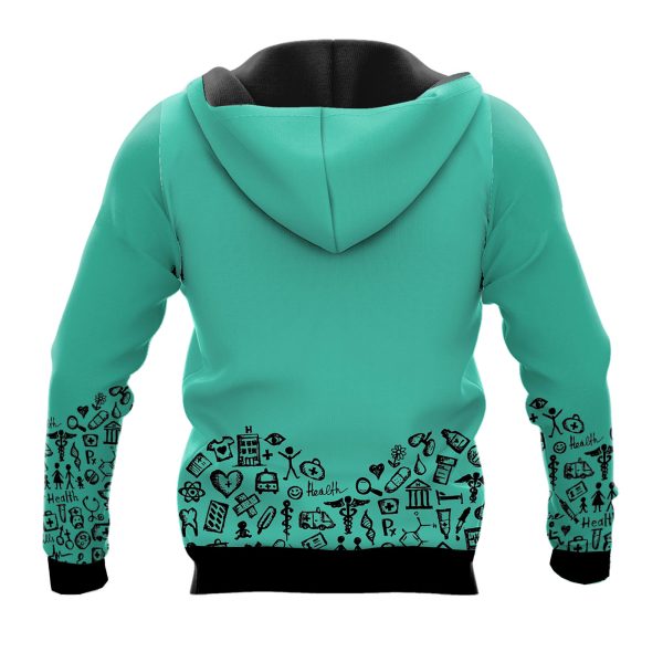 Nurse 3D Hoodie Its A Work Of Heart - Image 5