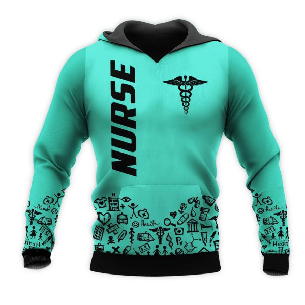 Nurse 3D Hoodie For Men And Women - Image 3