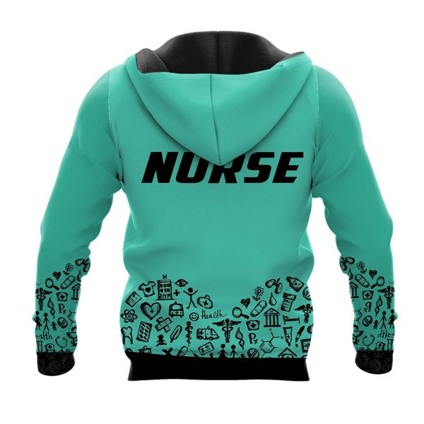 Nurse 3D Hoodie For Men And Women - Image 5