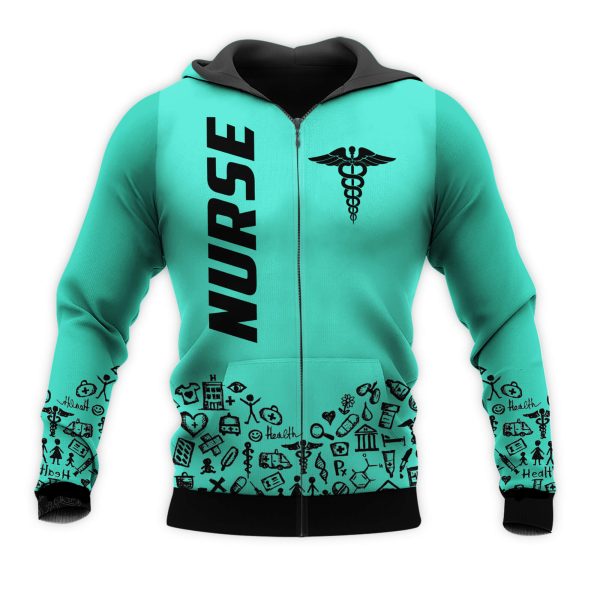 Nurse 3D Hoodie For Men And Women - Image 4