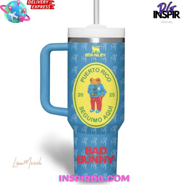 Bad Bunny Debí Tirar Más Fotos Stanley Tumbler Cup 40oz - Image 3