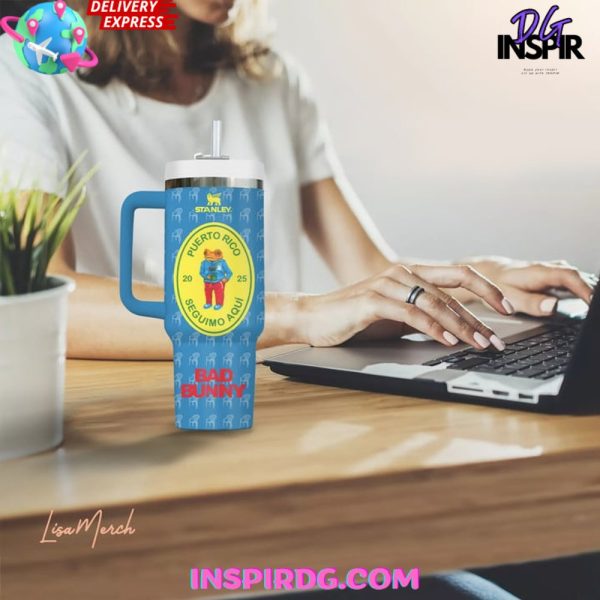 Bad Bunny Debí Tirar Más Fotos Stanley Tumbler Cup 40oz - Image 4