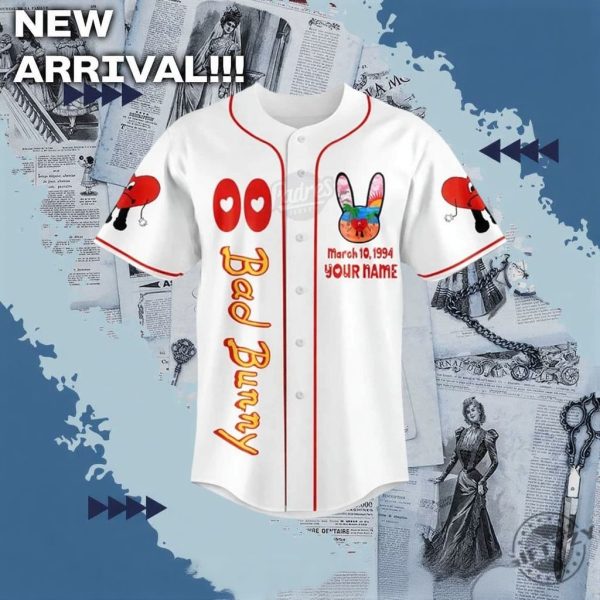 Bad Bunny Music Yo Estoy Puesto Pa Ti Y Tu Te Me Quitas Baseball Jersey - Image 2