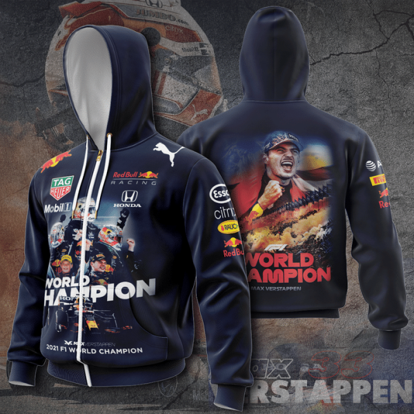F1 Redbull Max Verstappen Honda World Champion 3D Shirt, Hoodie - Hot Sale 2025 - Image 2