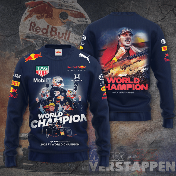 F1 Redbull Max Verstappen Honda World Champion 3D Shirt, Hoodie - Hot Sale 2025