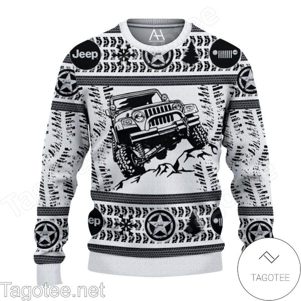 Limited 2025 Jeep Car Ugly Christmas Sweater