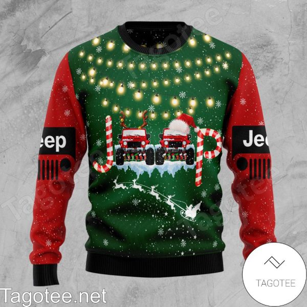 Limited 2025 Jeep Car Xmas Ugly Christmas Sweater