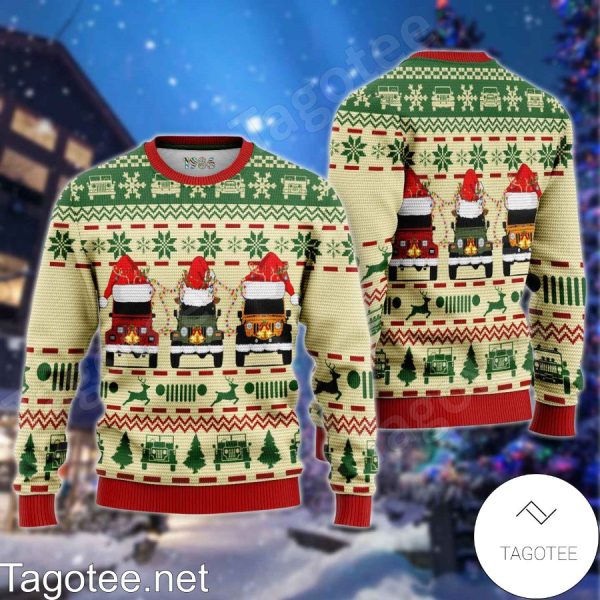 Limited 2025 Jeep Cars Ugly Christmas Sweater
